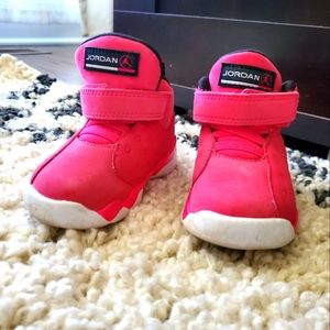 Nike Jordans, Jumpman Team II Baby/Toddler Shoes, Rush Pink